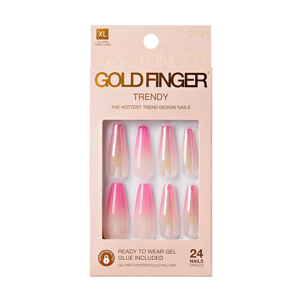Gold Finger Trendy Nails (GD07)