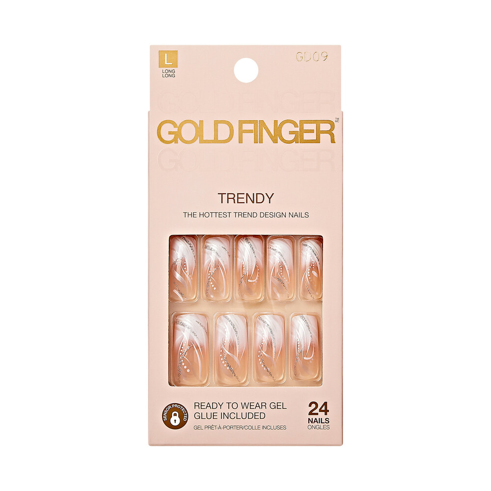 Gold Finger Trendy Nails (GD09)