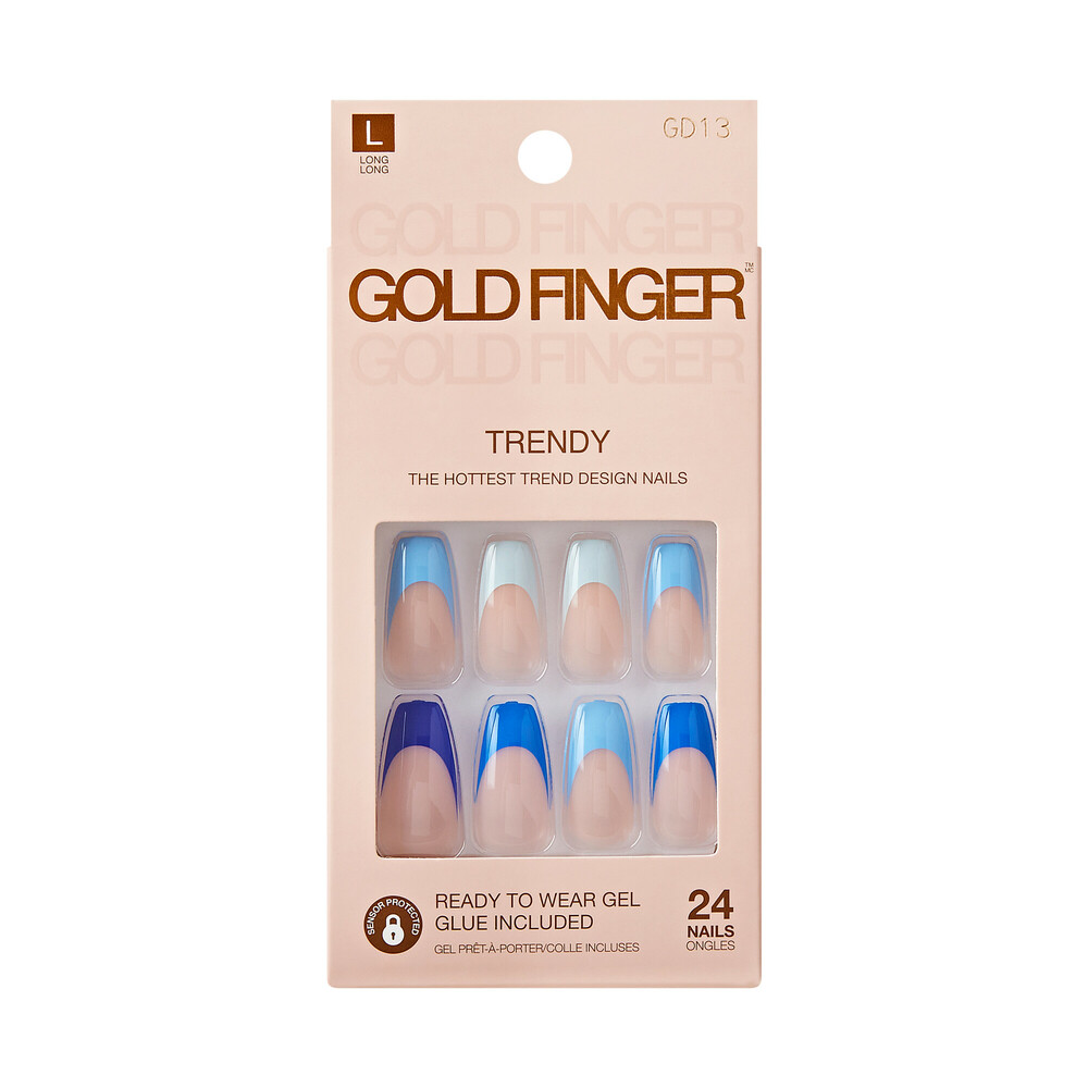 Gold Finger Trendy Nails (GD13)