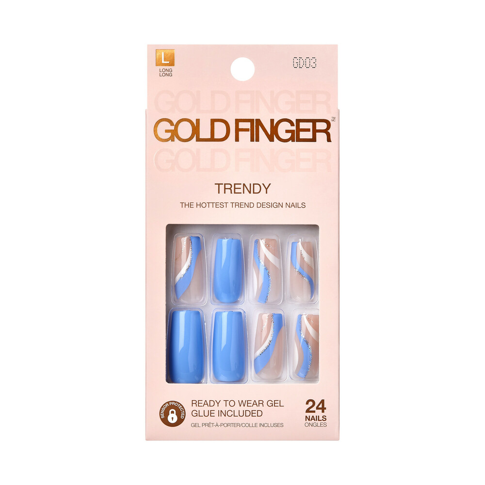 Gold Finger Trendy Nails (GD03)