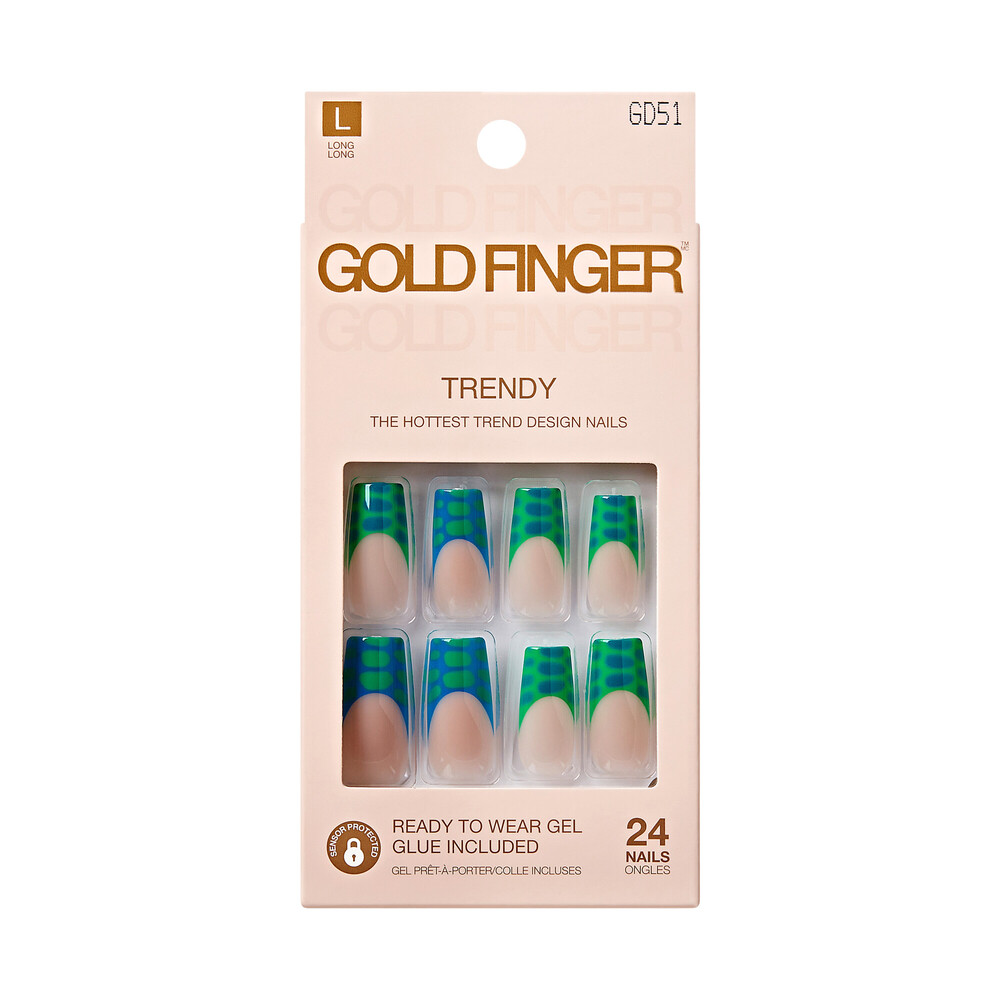 Gold Finger Trendy Nails (GD51)