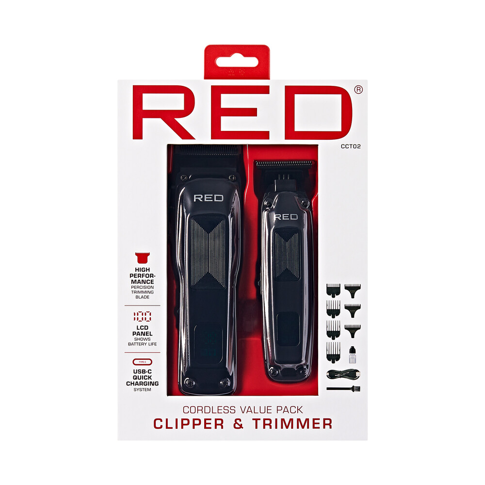 RedPro Clipper & Trimmer Set Black