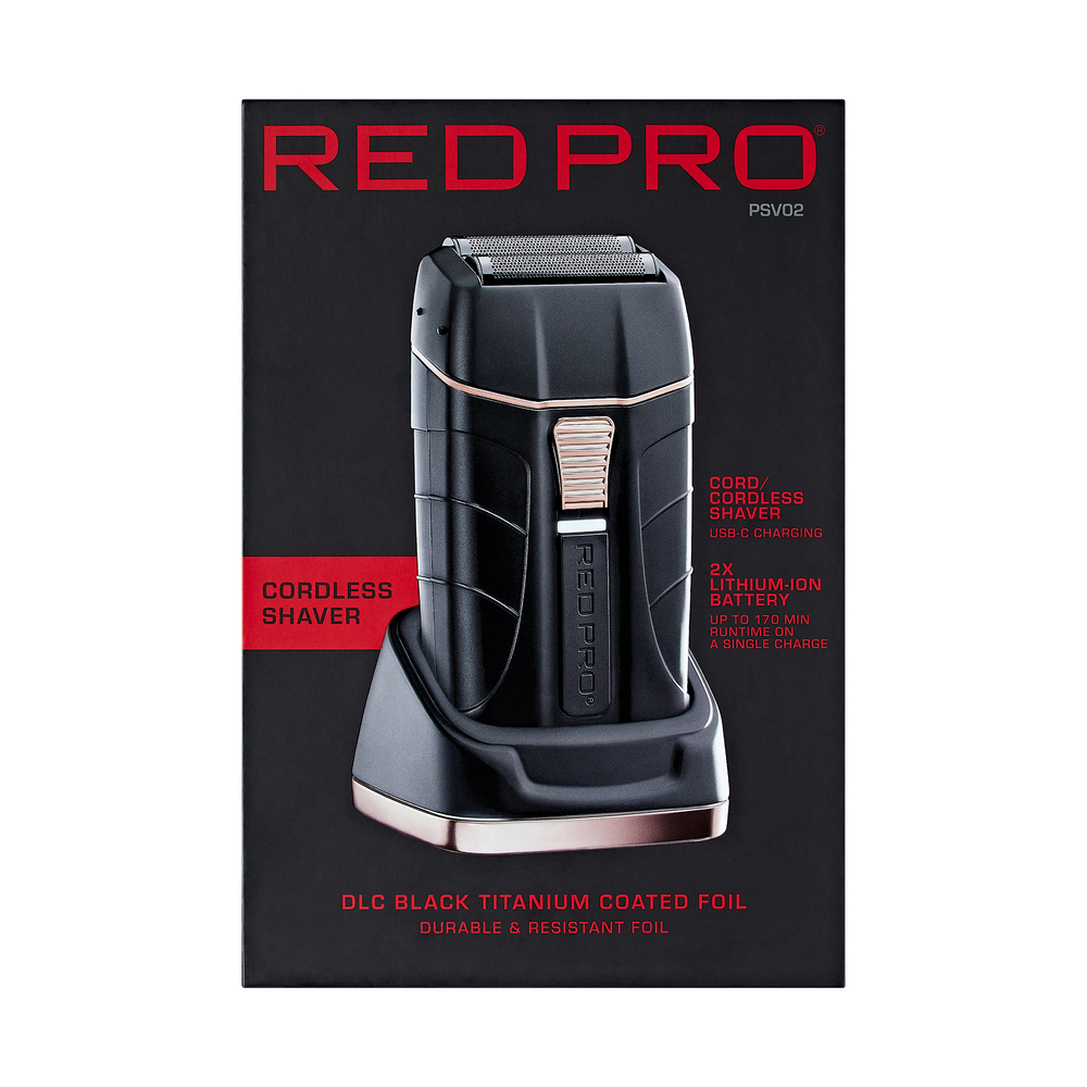 RedPro Cordless Shaver Black