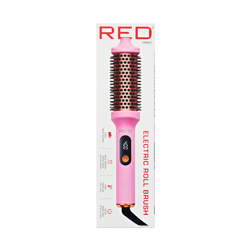 Red Electric Roll Brush
