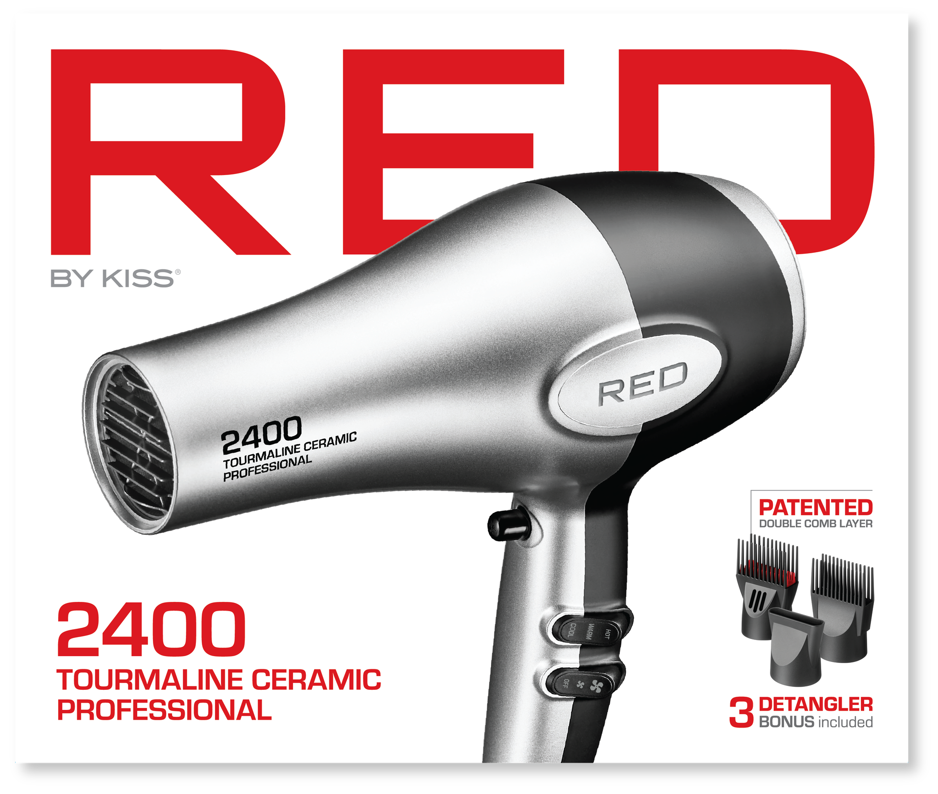Red 2400 Tourmaline Ceramic Dryer