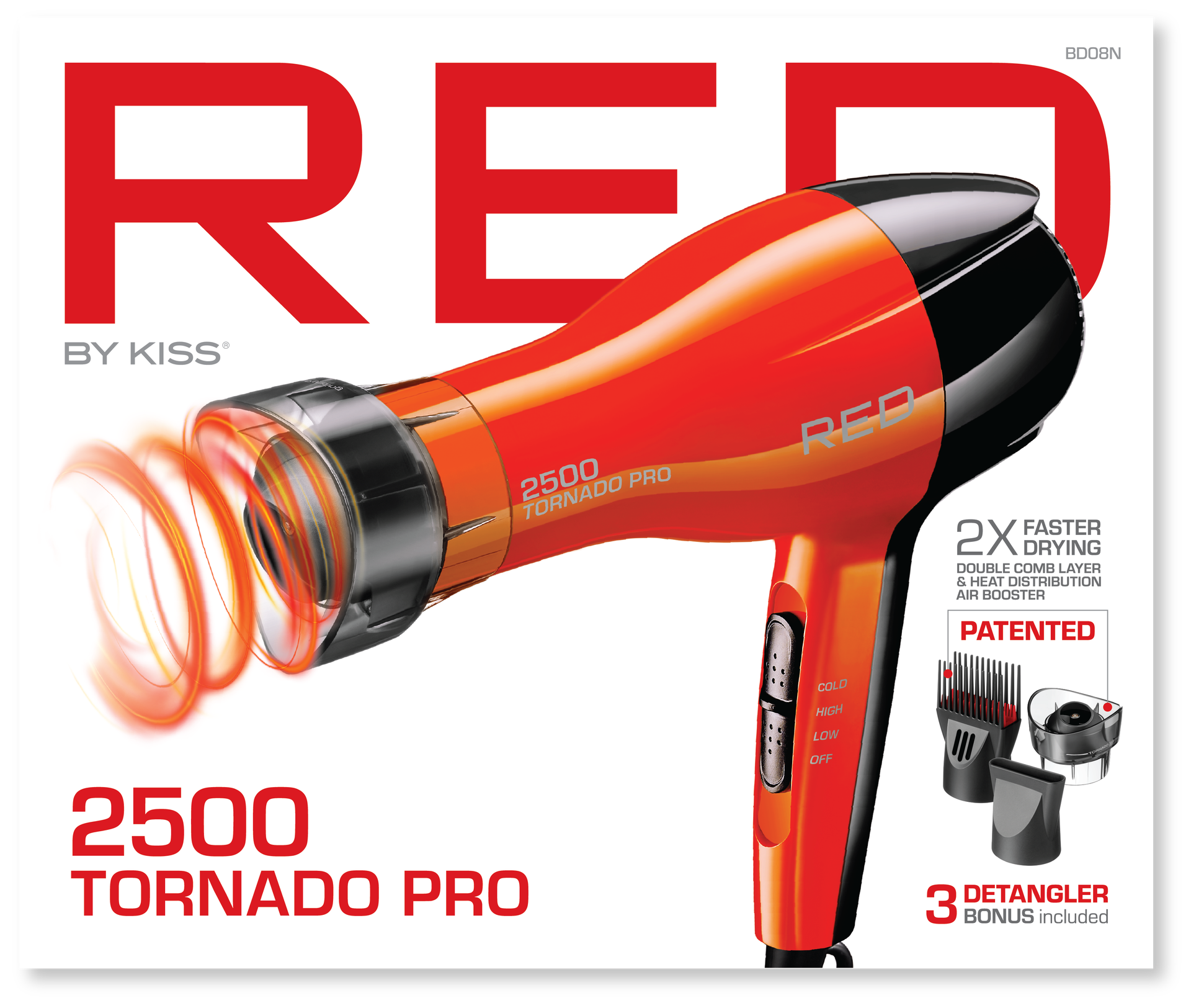 Red 2500 Tornado Pro Dryer