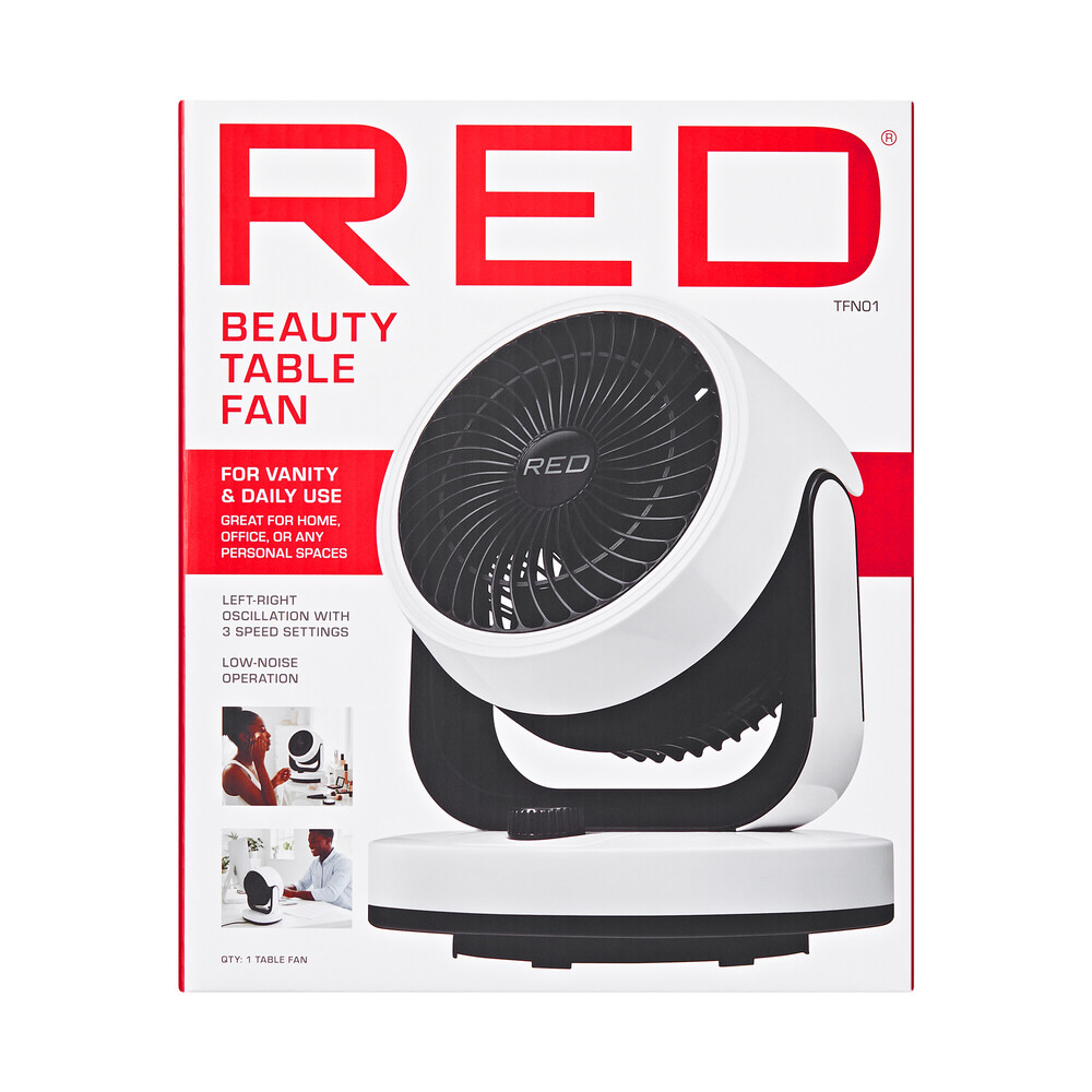 Red Beauty Table Fan
