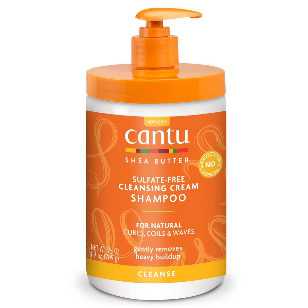 Cantu Shea Butter Natural Sulfate-Free Cleansing Cream Shampoo 25oz