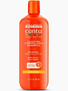 Cantu Shea Butter Natural Sulfate-Free Cleansing Cream Shampoo 13.5oz