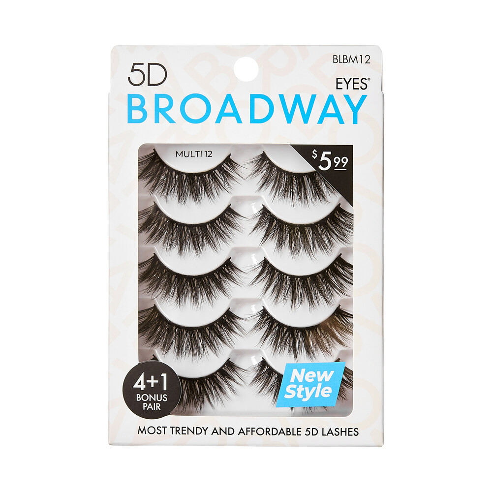 Ivy Kiss  Bradway Lashes 5 Pair Multipack (12)