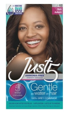 Just 5 Hair Color J-10 Rich Auburn Kit