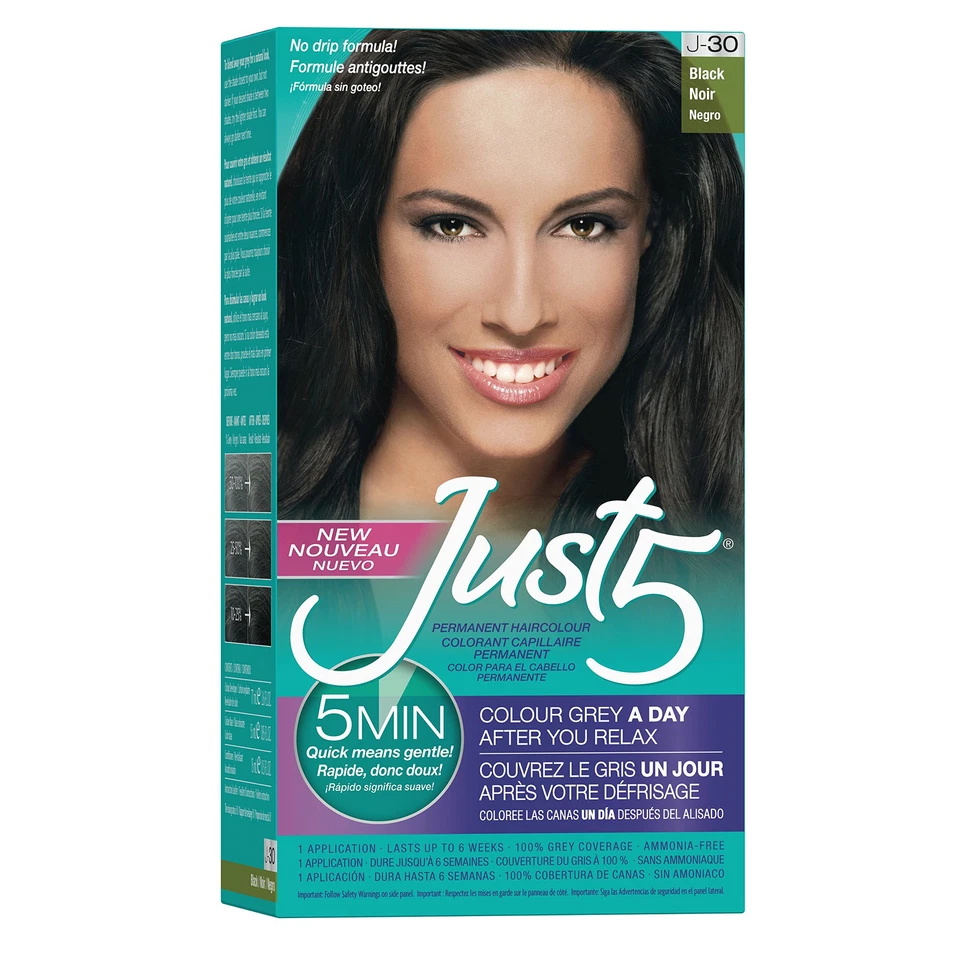 Just 5 Hair Color J-30 Black Kit