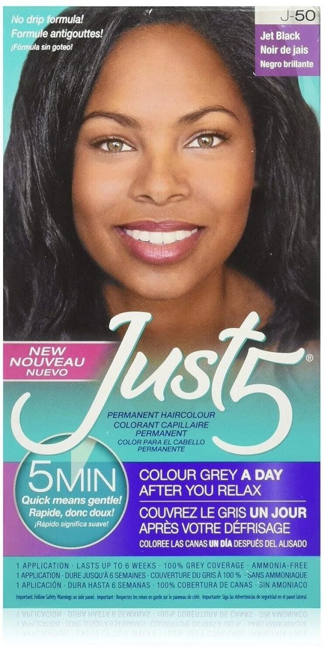 Just 5 Hair Color J-50 Jet Black Kit