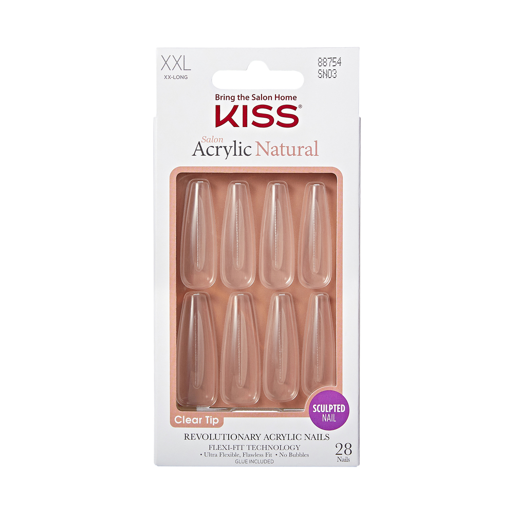 Kiss Salon Acrylic Natural Nails (28ct)