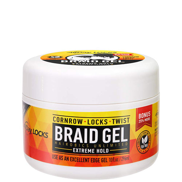AllDay Locks Braid Gel Extreme Hold 10oz