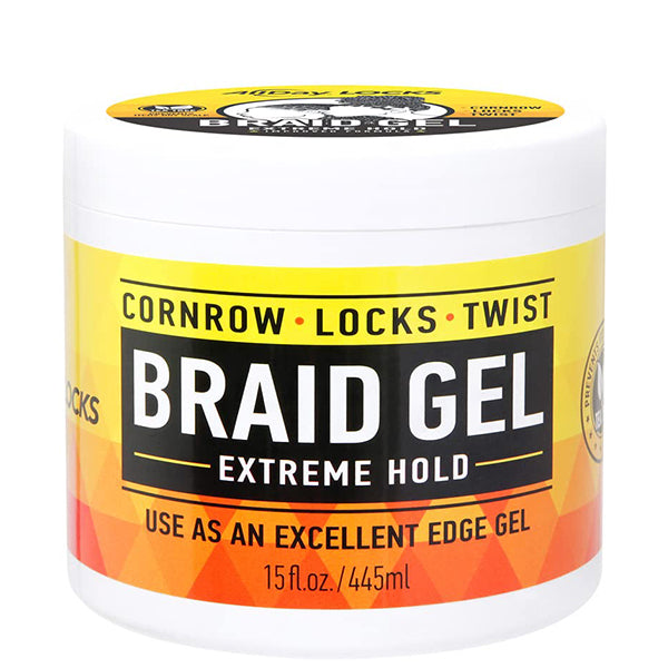 AllDay Locks Braid Gel Extreme Hold 15oz