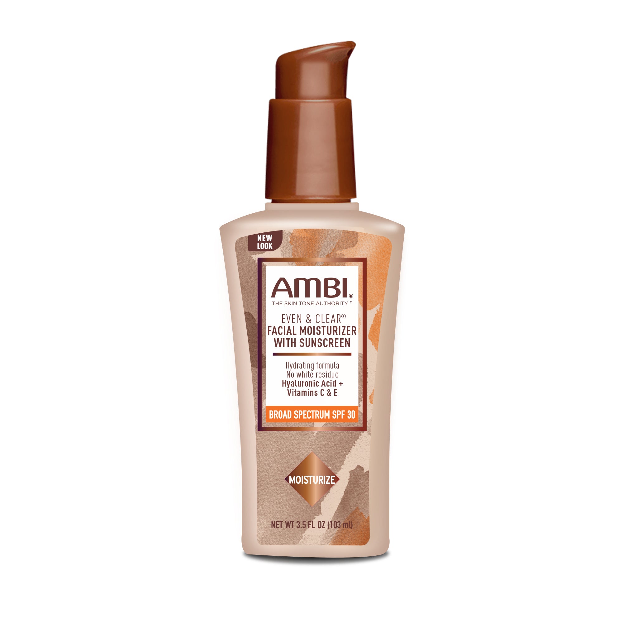 Ambi Even & Clear Daily Facial Moisturizer SPF 30 3.5oz