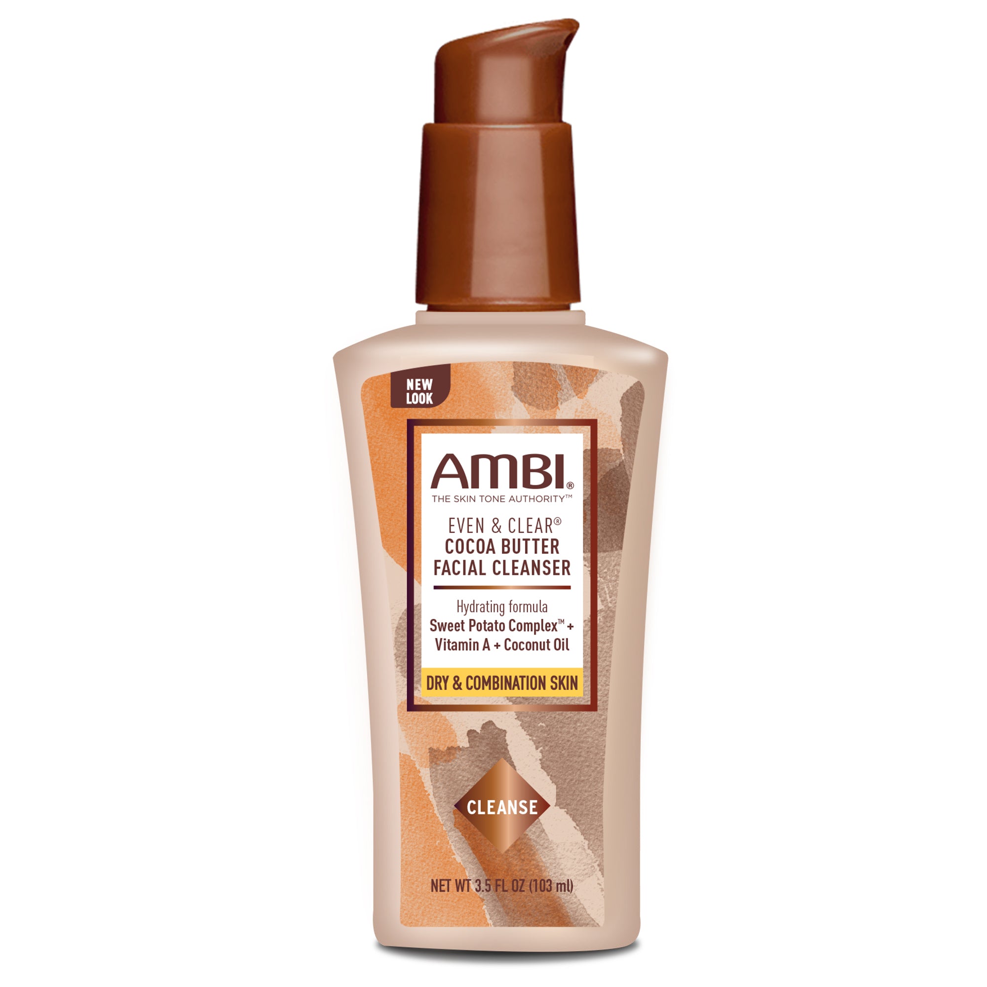 Ambi Even & Clear Cocoa Butter & Coconut Oil Foaming Facial Cleanser 3.5oz