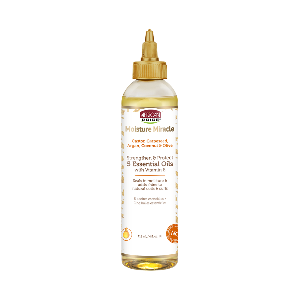 African Pride Moisture Miracle 5 Essential Oils 4oz