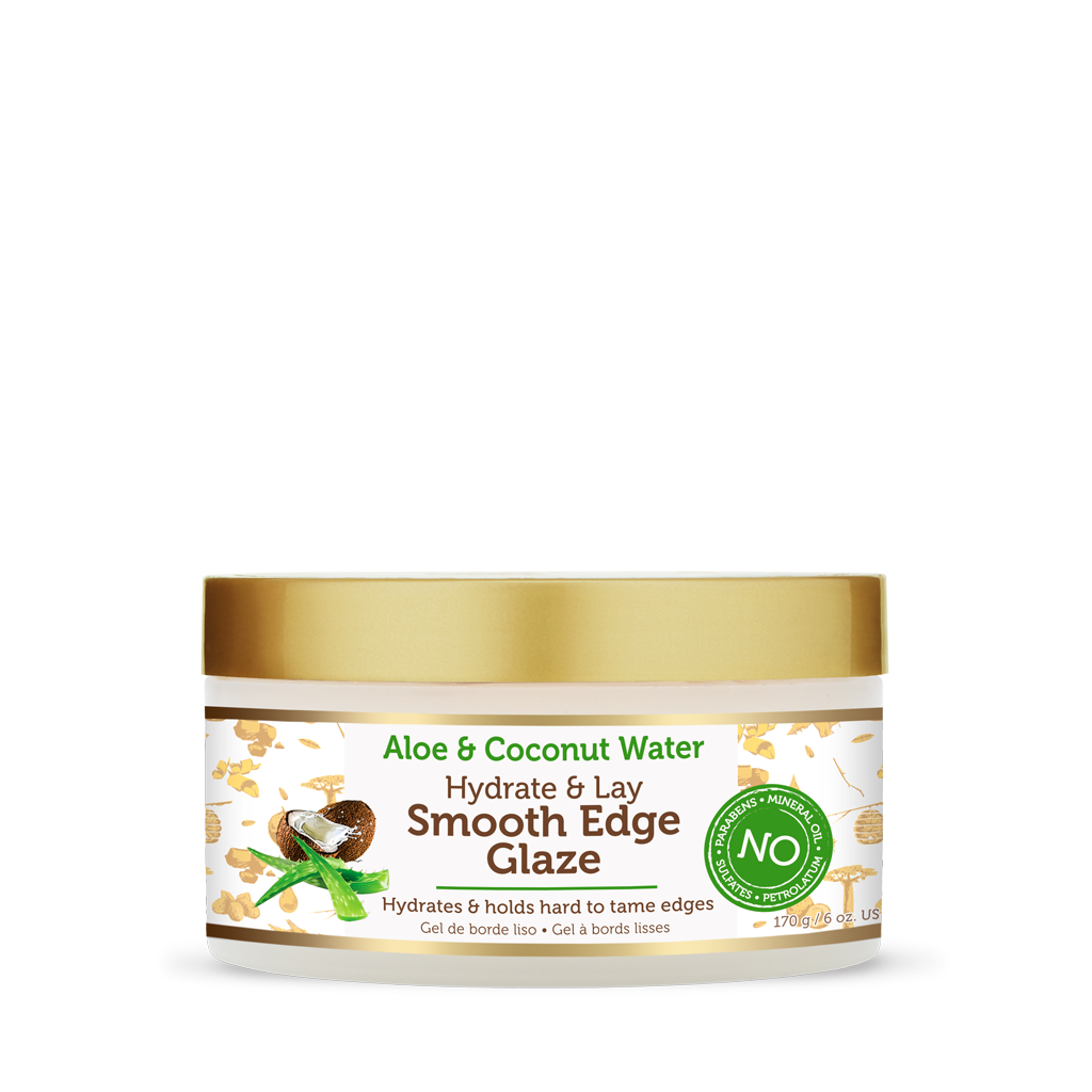 African Pride Moisture Miracle Aloe & Coconut Water Smooth Edge Glaze 6oz