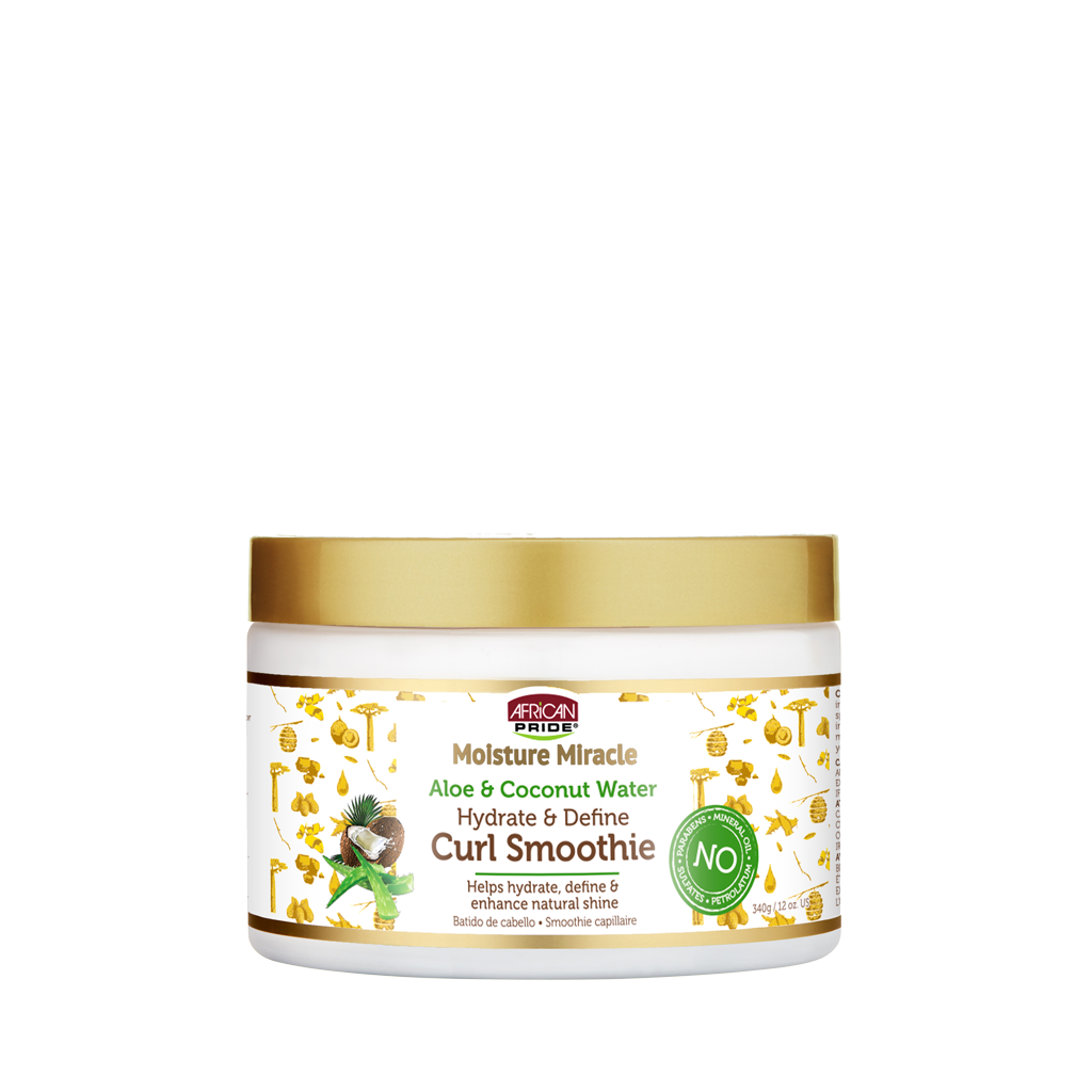 African Pride Moisture Miracle Aloe & Coconut Water Curl Smoothie 12oz