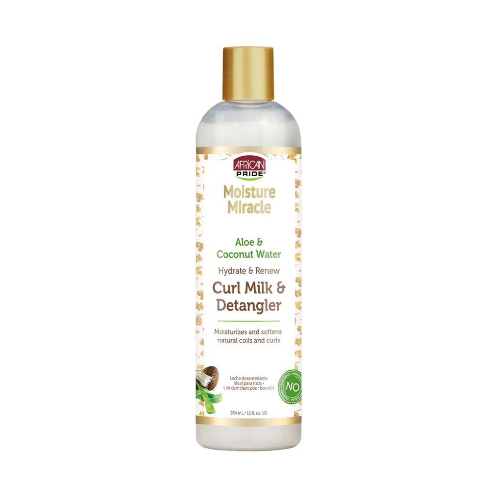 African Pride Moisture Miracle Curl Milk Detangler 6oz