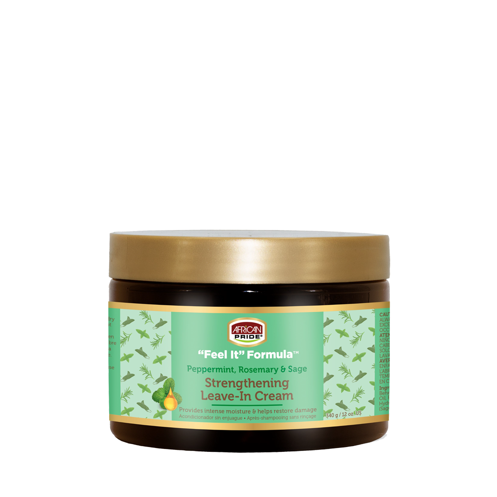African Pride Peppermint & Rosemary Strengthening Leave-In Cream 12oz