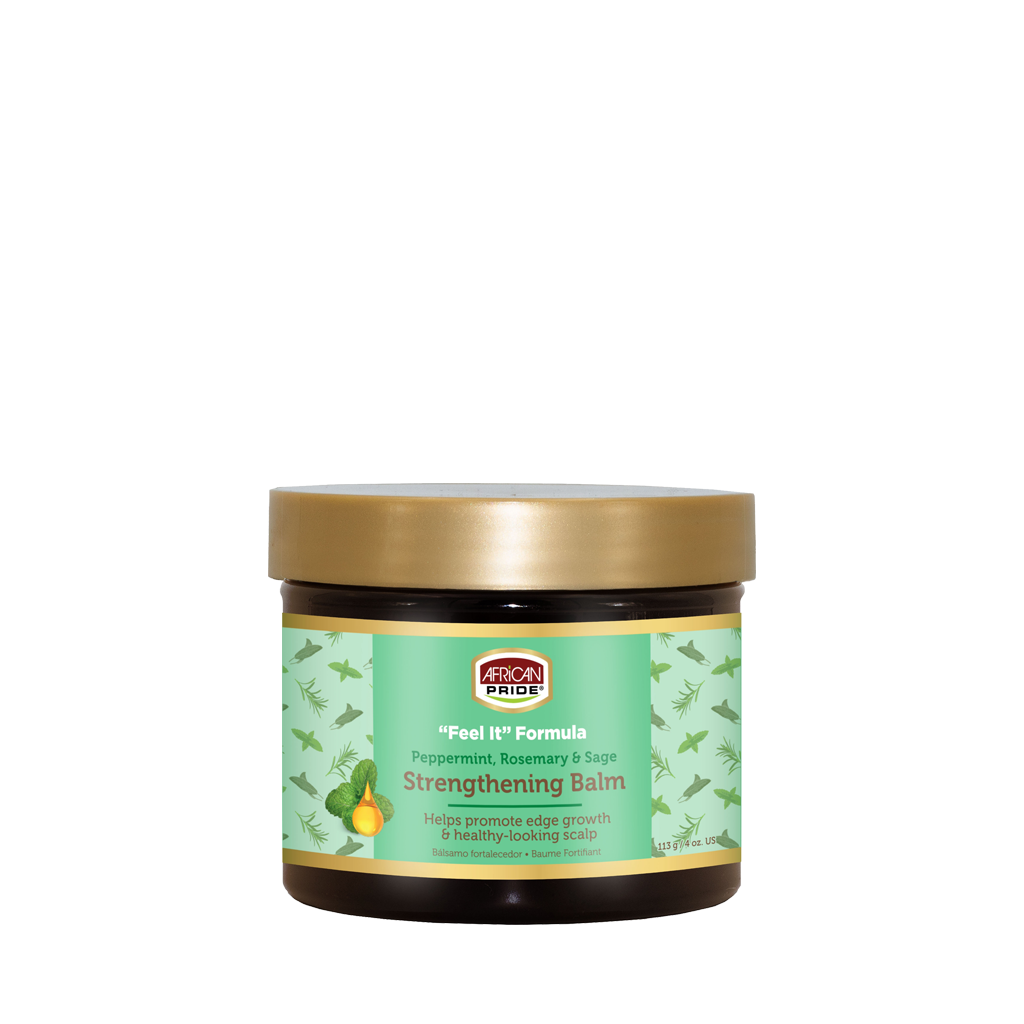 African Pride Peppermint, Rosemary & Sage Strengthening Balm 4oz