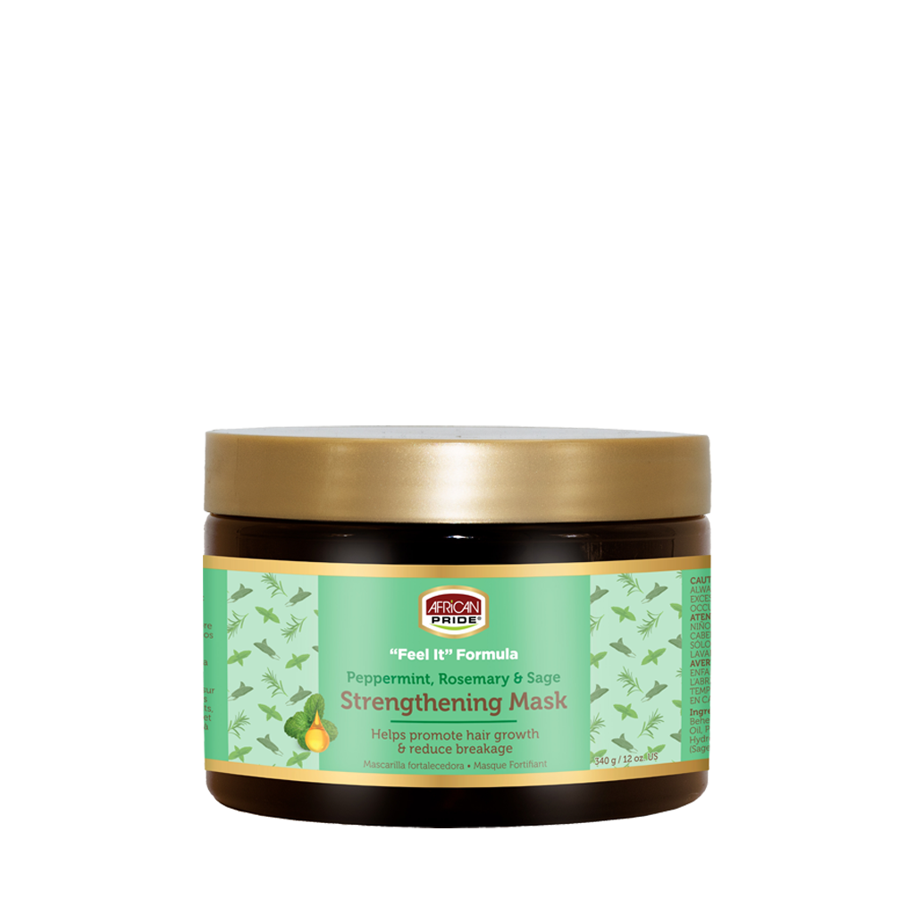 African Pride Peppermint, Rosemary & Sage Strengthening Mask 12oz