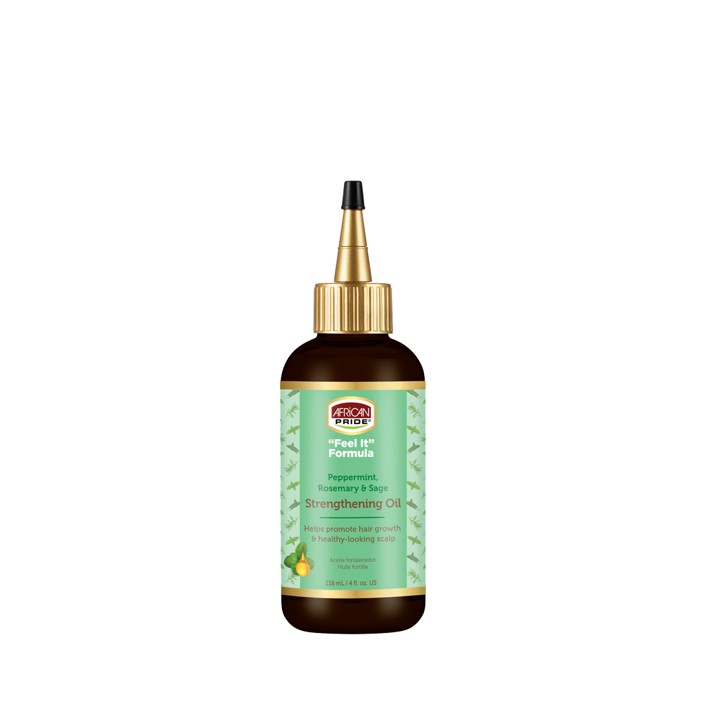 African Pride Peppermint, Rosemary & Sage Strengthening Oil 4oz