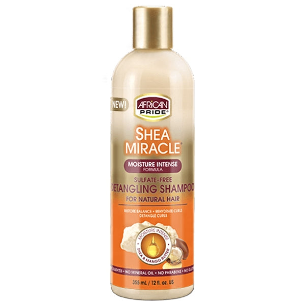 African Pride Shea Butter Miracle Moisture Intense Shampoo 12oz