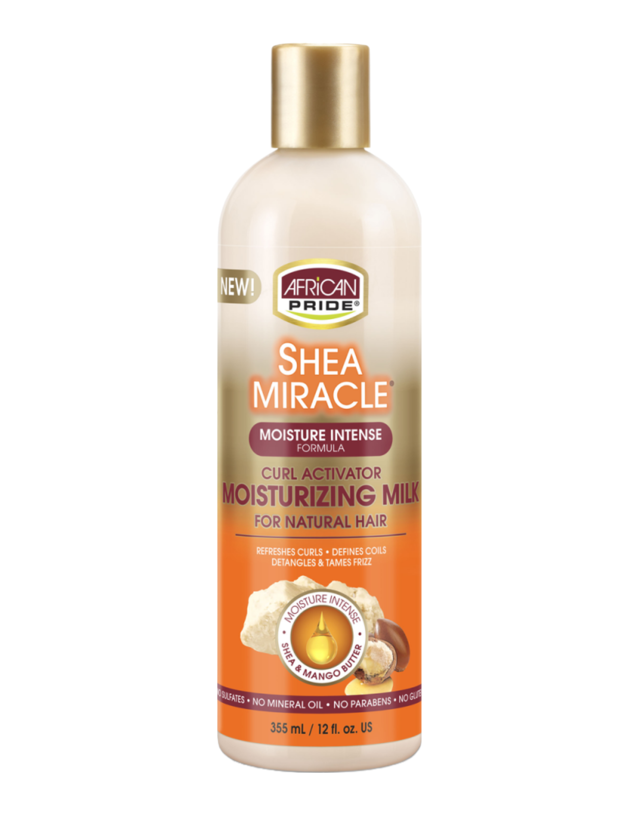 African Pride Shea Butter Miracle Silky Hair Moisturizer 12oz
