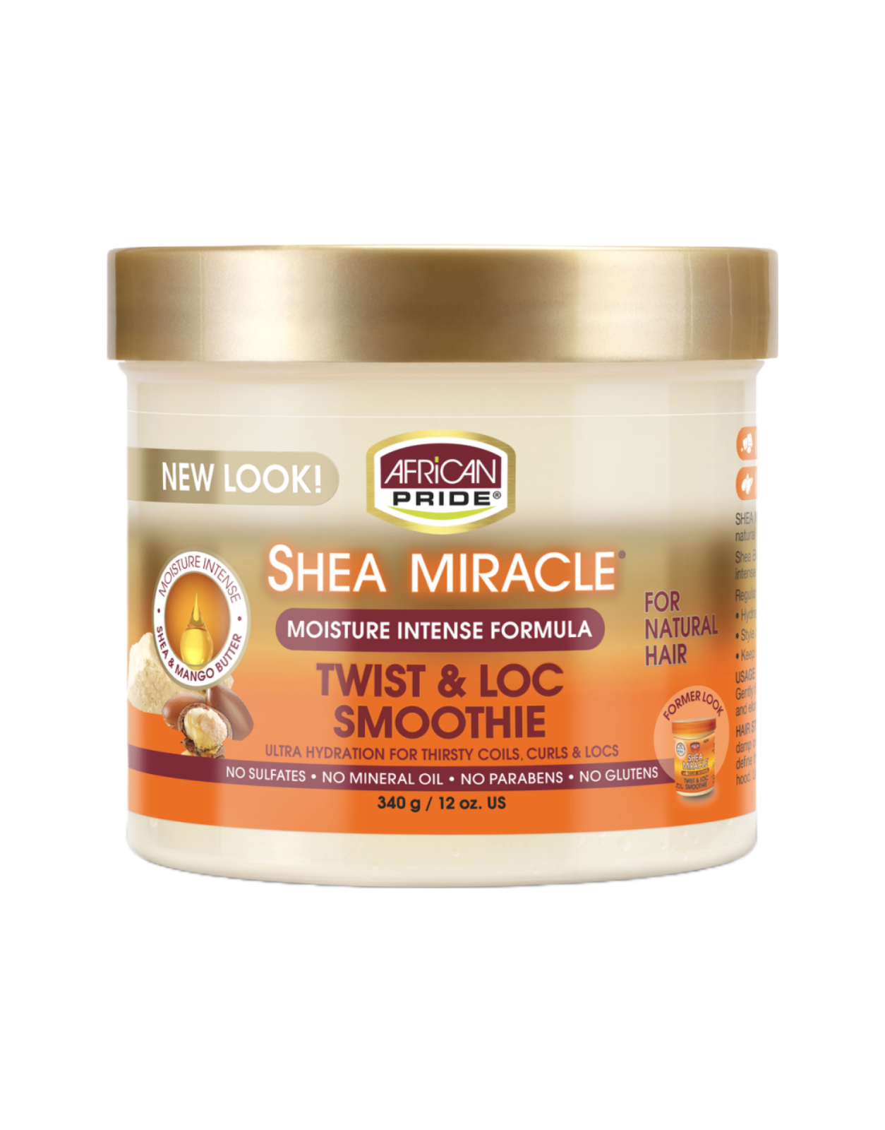 African Pride Shea Miracle Twist & Loc Smoothie 12oz