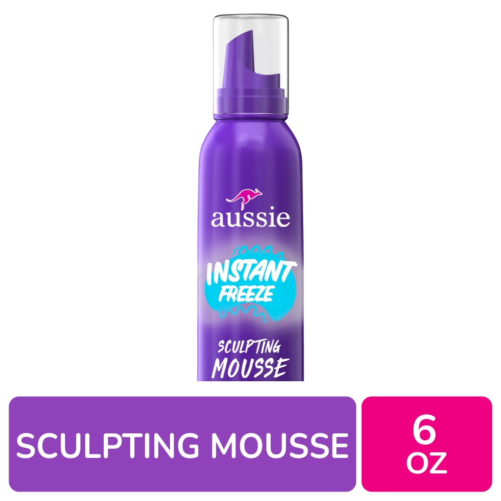 Aussie Instant Freeze Sculpting Mousse Max Hold 6oz