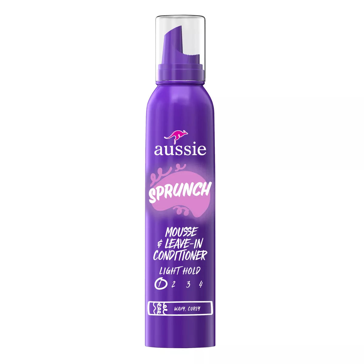 Aussie Sprunch Mousse and Leave-In Conditioner Light Hold 6oz
