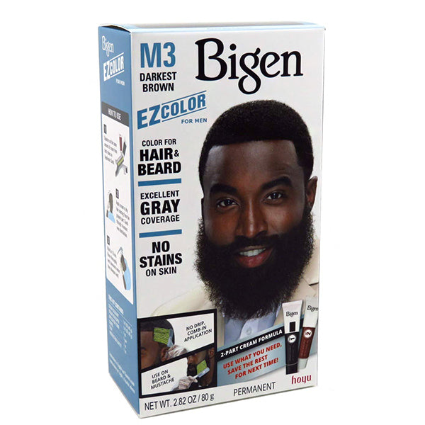 Bigen EZ Color for Men M3 Darkest Brown Kit