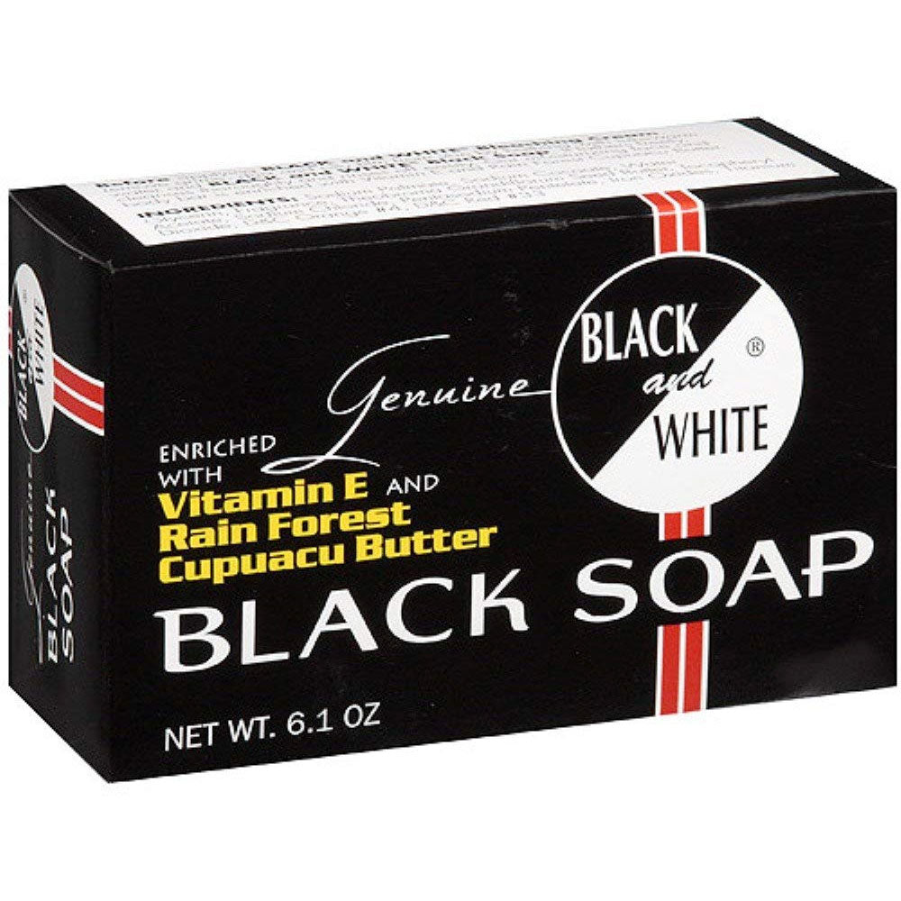 Black & White Genuine Black Soap 3.5oz