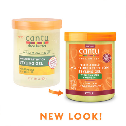 Cantu Shea Butter Styling Gel Flaxseed & Olive Oil 18.5oz