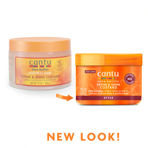 Cantu Shea Butter Natural Define & Shine Custard 12oz