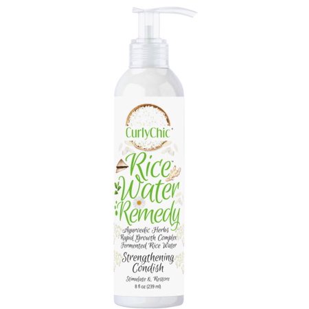 CurlyChic Rice Water Remedy Strengthening Condish 8oz