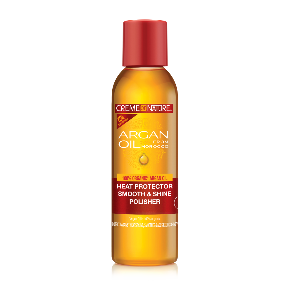 Creme of Nature Argan Oil Heat Protector Smooth & Shine Polisher 4oz