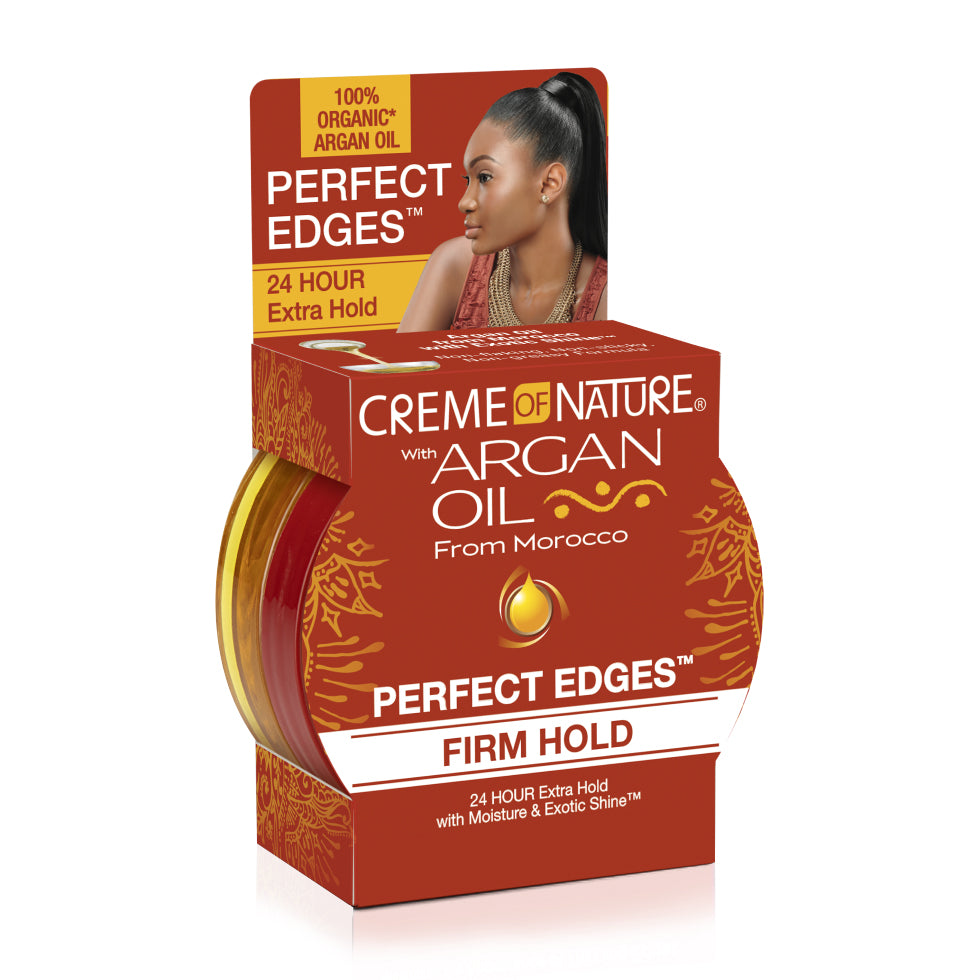 Creme of Nature Argan Oil Perfect Edges Firm Hold Edge Control 2.25oz