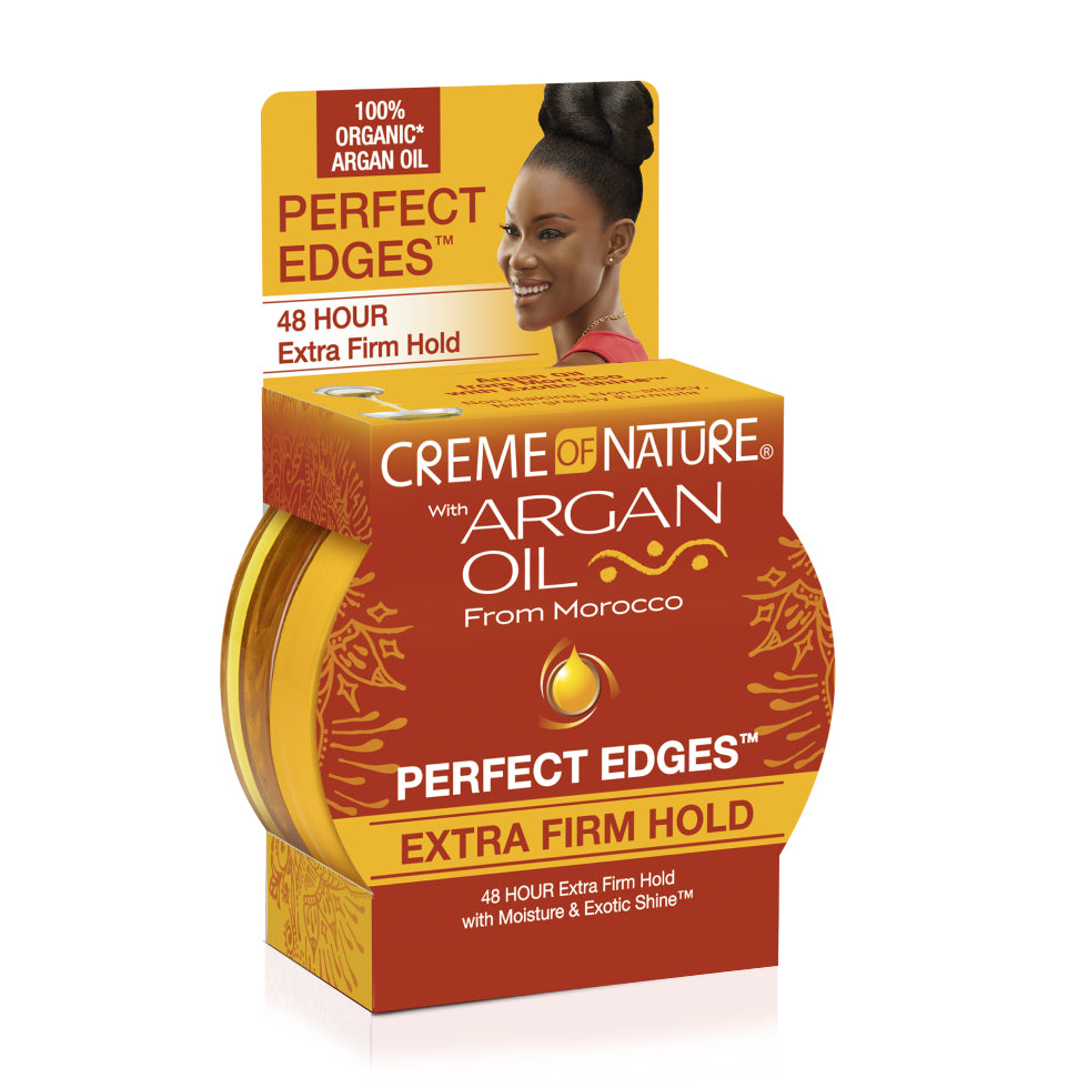 Creme of Nature Argan Oil Perfect Edges Extra Firm Hold Edge Control 2.25oz
