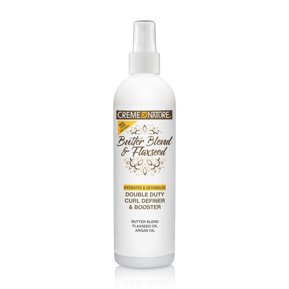 Creme of Nature Butter Blend Flaxseed Double Duty Curl Definer & Booster 12oz