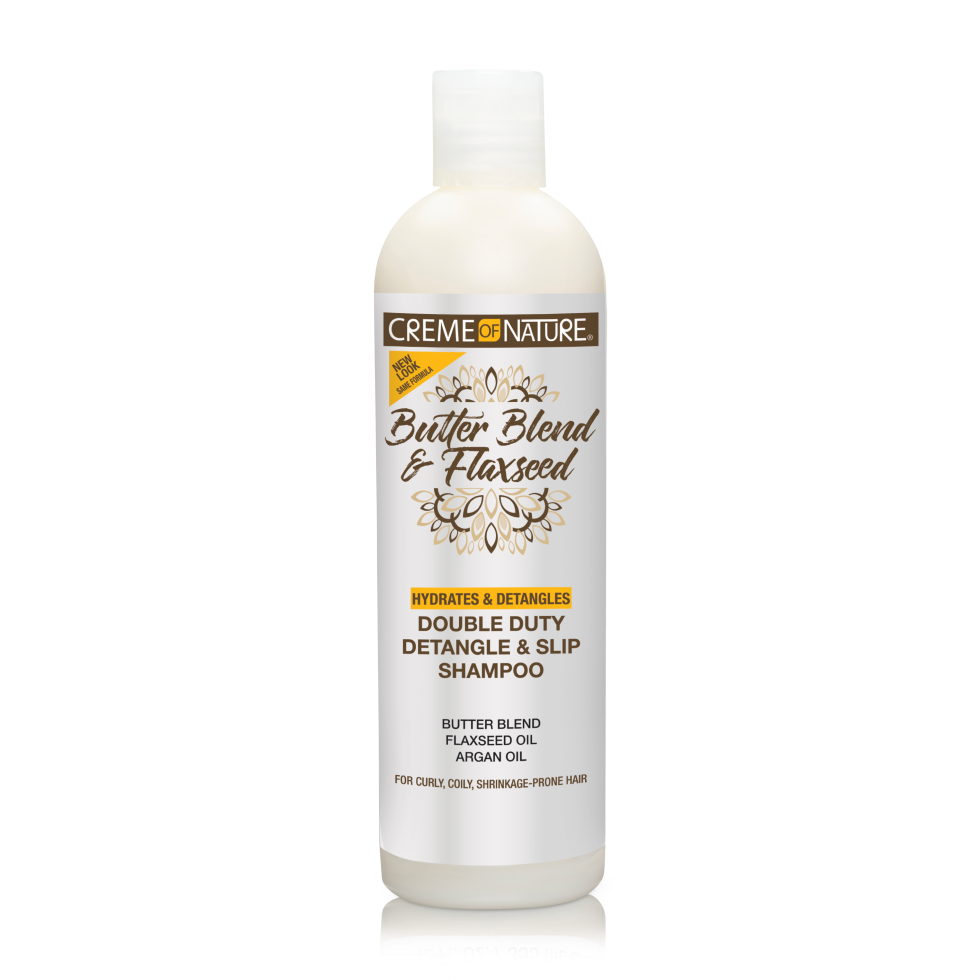 Creme of Nature Butter Blend Flaxseed Detangle & Slip Shampoo 12oz