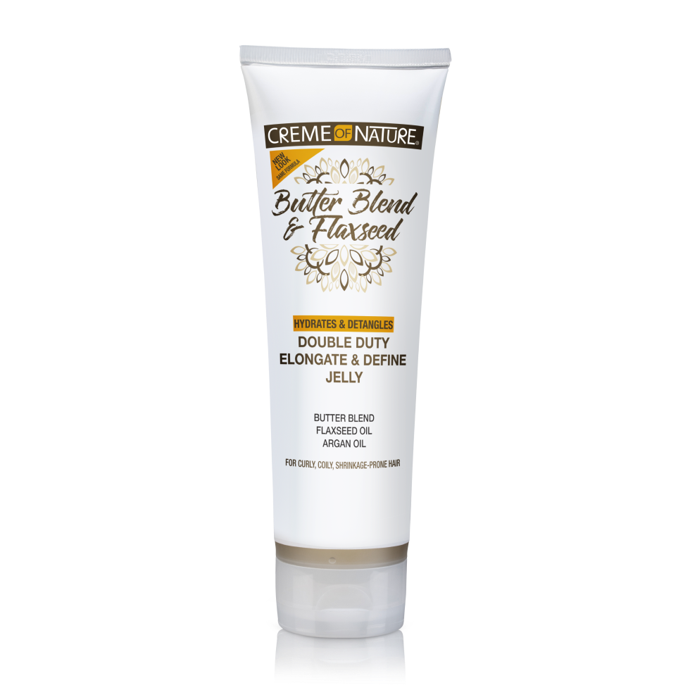 Creme of Nature Butter Blend Flaxseed Elongate & Define Curl Jelly 8.4oz