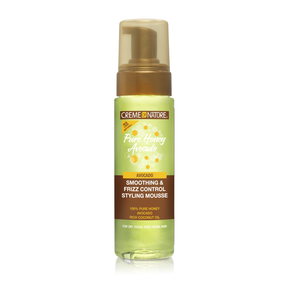Creme of Nature Pure Honey Hair Food Styling Mousse 7oz