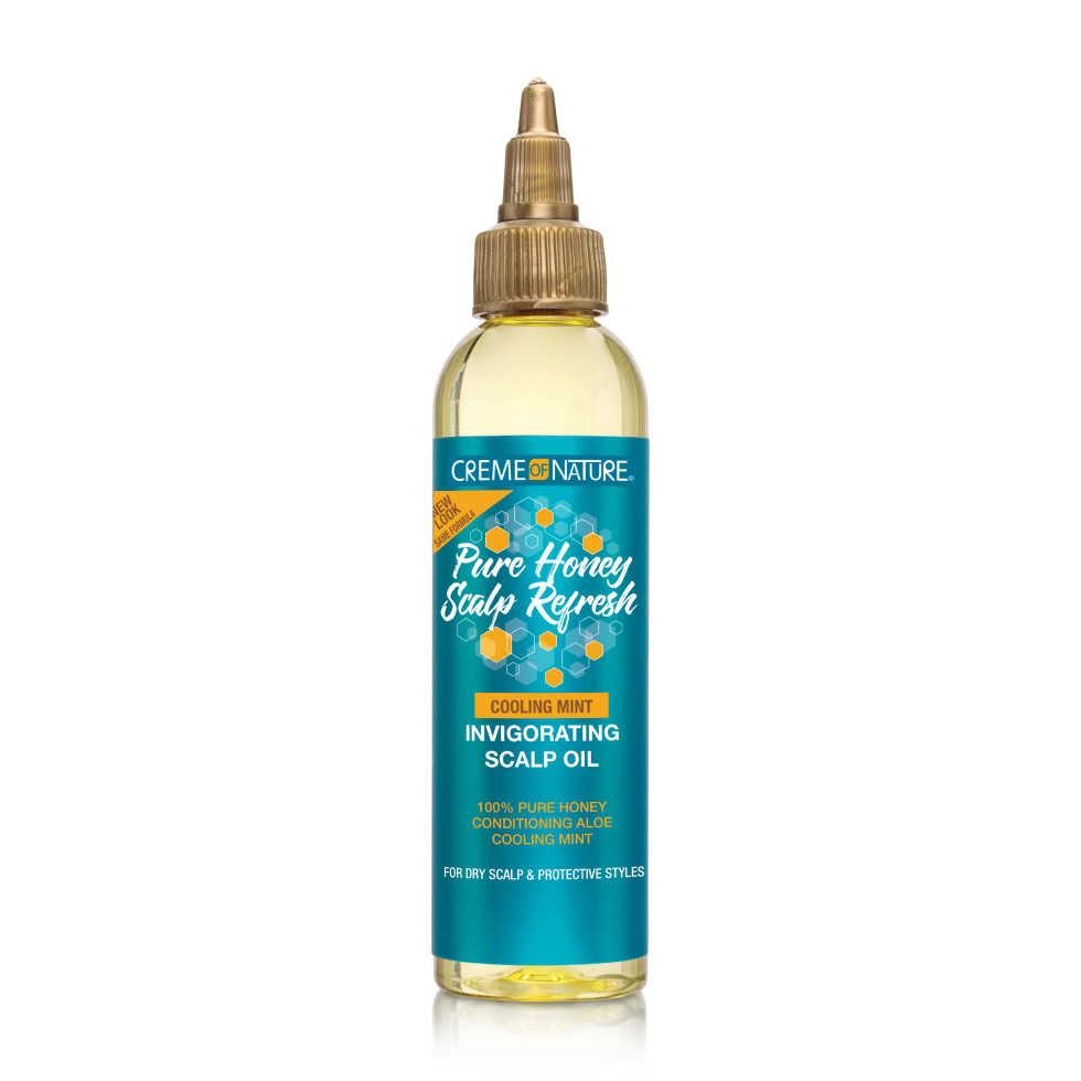 Creme of Nature Pure Honey Scalp Refresh Invigorating Scalp Oil 4oz
