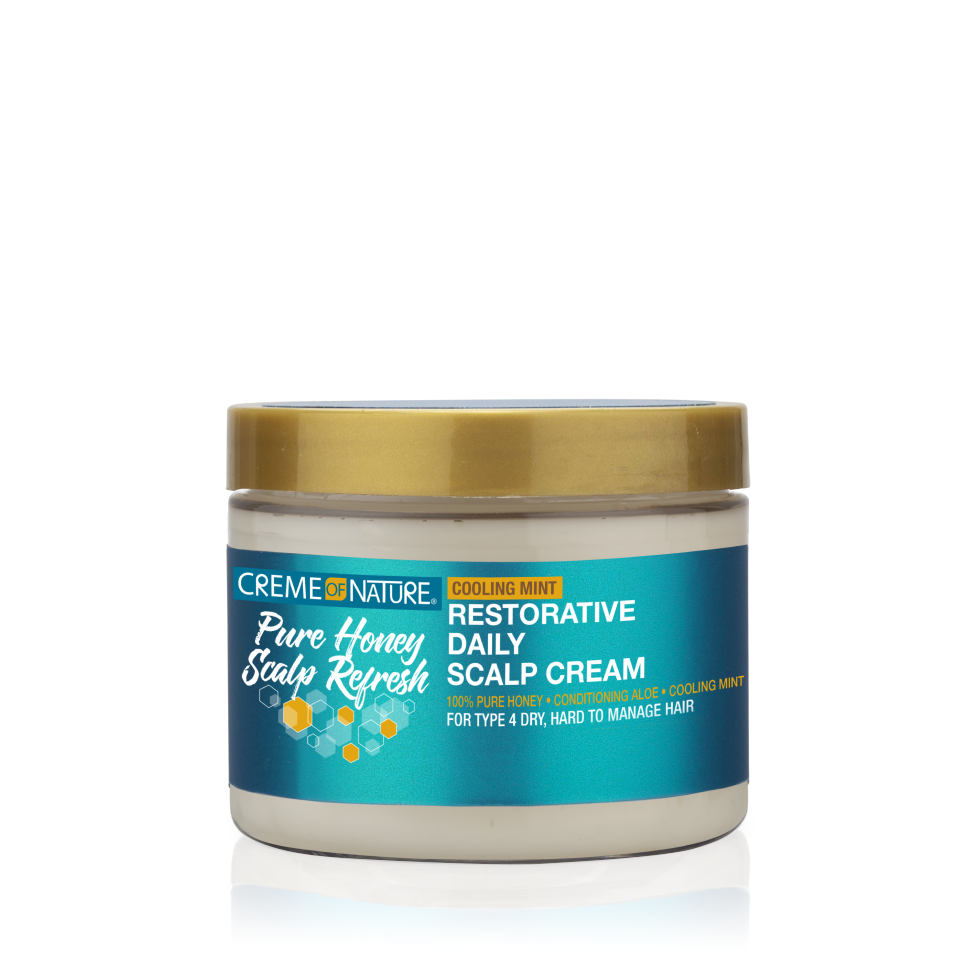Creme of Nature Pure Honey Scalp Refresh Restorative Daily Scalp Cream 4.7oz