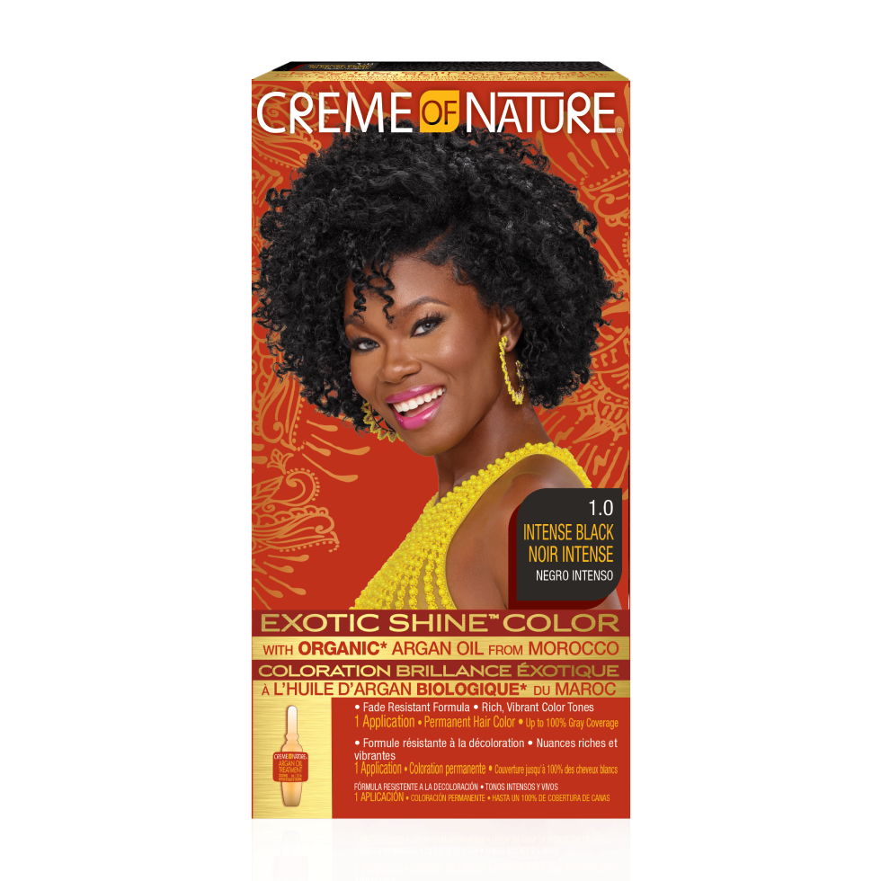 Creme of Nature Exotic Shine Hair Color 1.0 Intense Black Kit